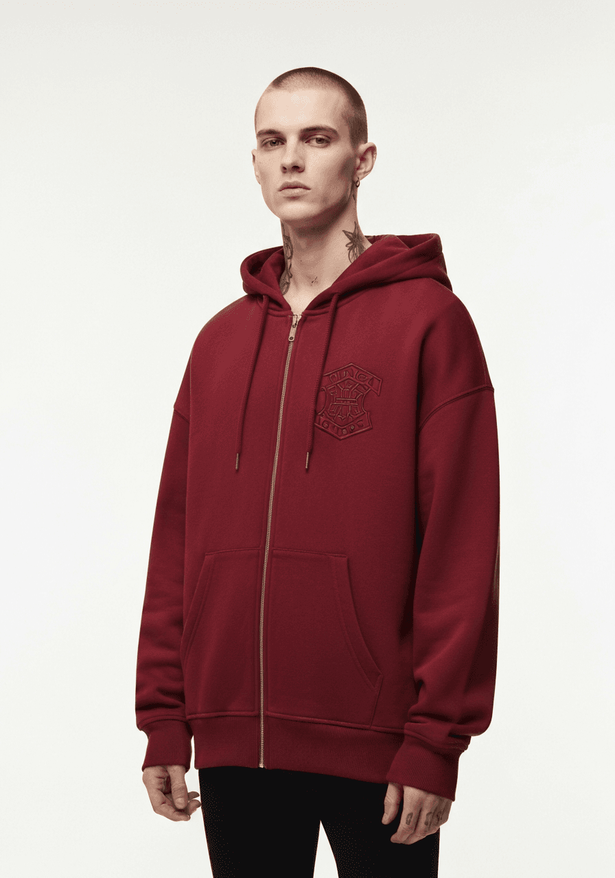 Minga London Paranoia Zip-Up Hoodie