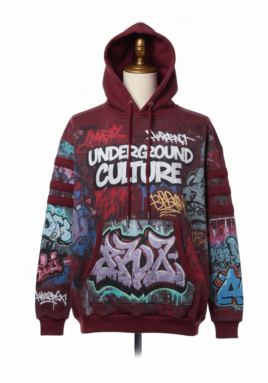 Underground Culture Graffiti Streetwear Hoodie